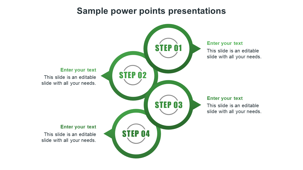 sample power points presentations-green